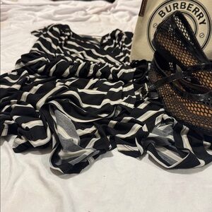 Maurices Black and White Striped Dress